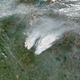 Image for article titled The destructive power of wildfires, seen from space